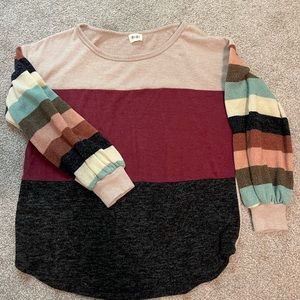 Colorblock Top, size M